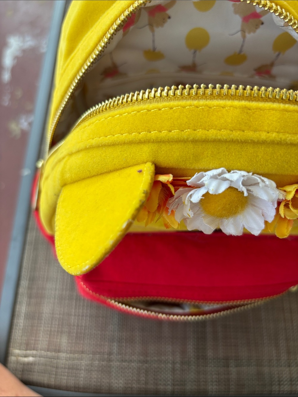 Disney Loungefly Winnie the Pooh Flower Crown Mini Backpack - Picture 10 of 12
